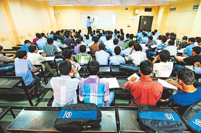 Modern coaching classroom at Shree Shyam Career Line in Hajipur